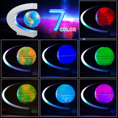 MOKOQI levitating globe LED colors glow for a standout desk centerpiece