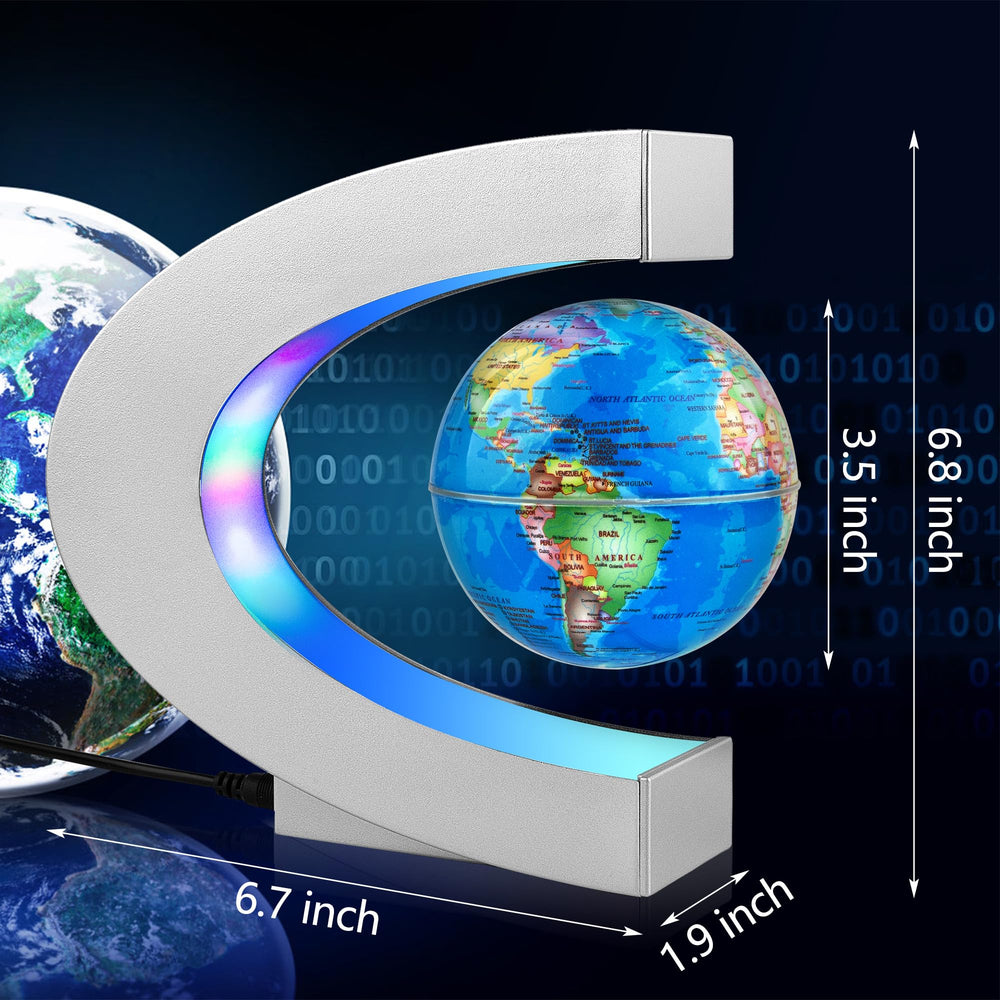 MOKOQI levitating globe shows smooth 360-degree rotation