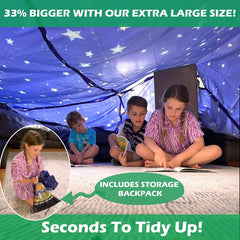 Molcey bean bag anchors keep fort blankets secure for sturdy setups.