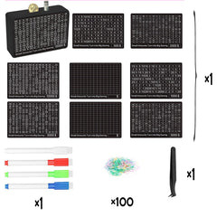 MoliDow dry erase pen and trackers visualize progress toward goals.