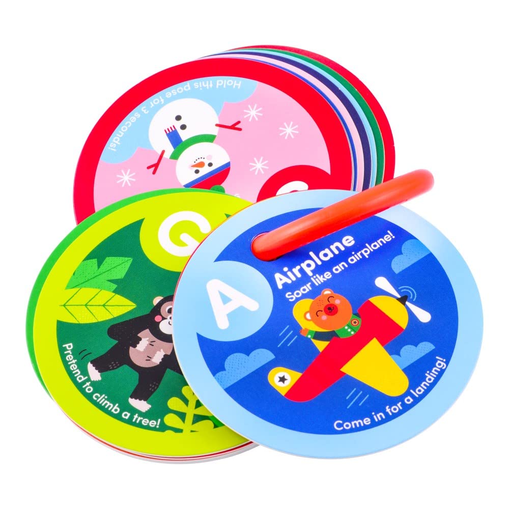 MOLLYBEE KIDS stir-soup dance card strengthens arm coordination through pretend cooking.