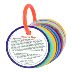 MOLLYBEE KIDS alphabet twenty-two card set for portable learning and play.