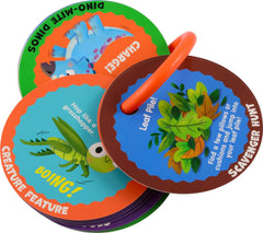 MOLLYBEE KIDS Prehistoric Poses feature calming stretches for mindful breathing