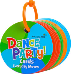 MOLLYBEE KIDS Preschool Dance Party Cards – dance moves for active play.