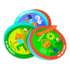 MOLLYBEE KIDS Pose cards help children practice poses with focus and coordination.