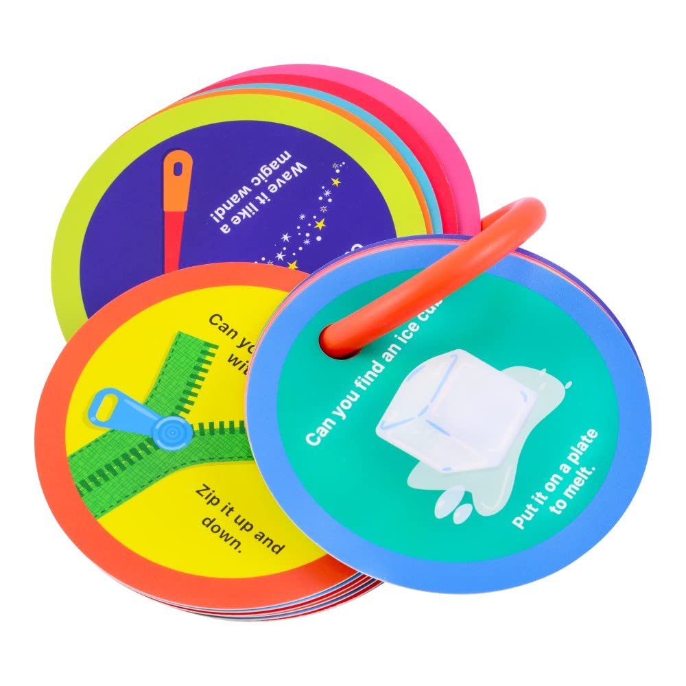MOLLYBEE KIDS durable ring keeps cards together for on-the-go play