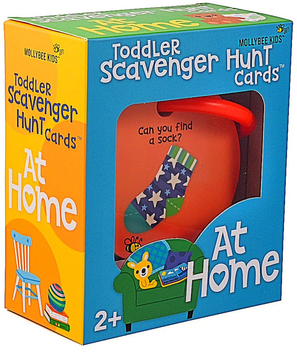 MOLLYBEE KIDS scavenger-hunt-cards-ring shows a sturdy reclosable ring for portable learning.