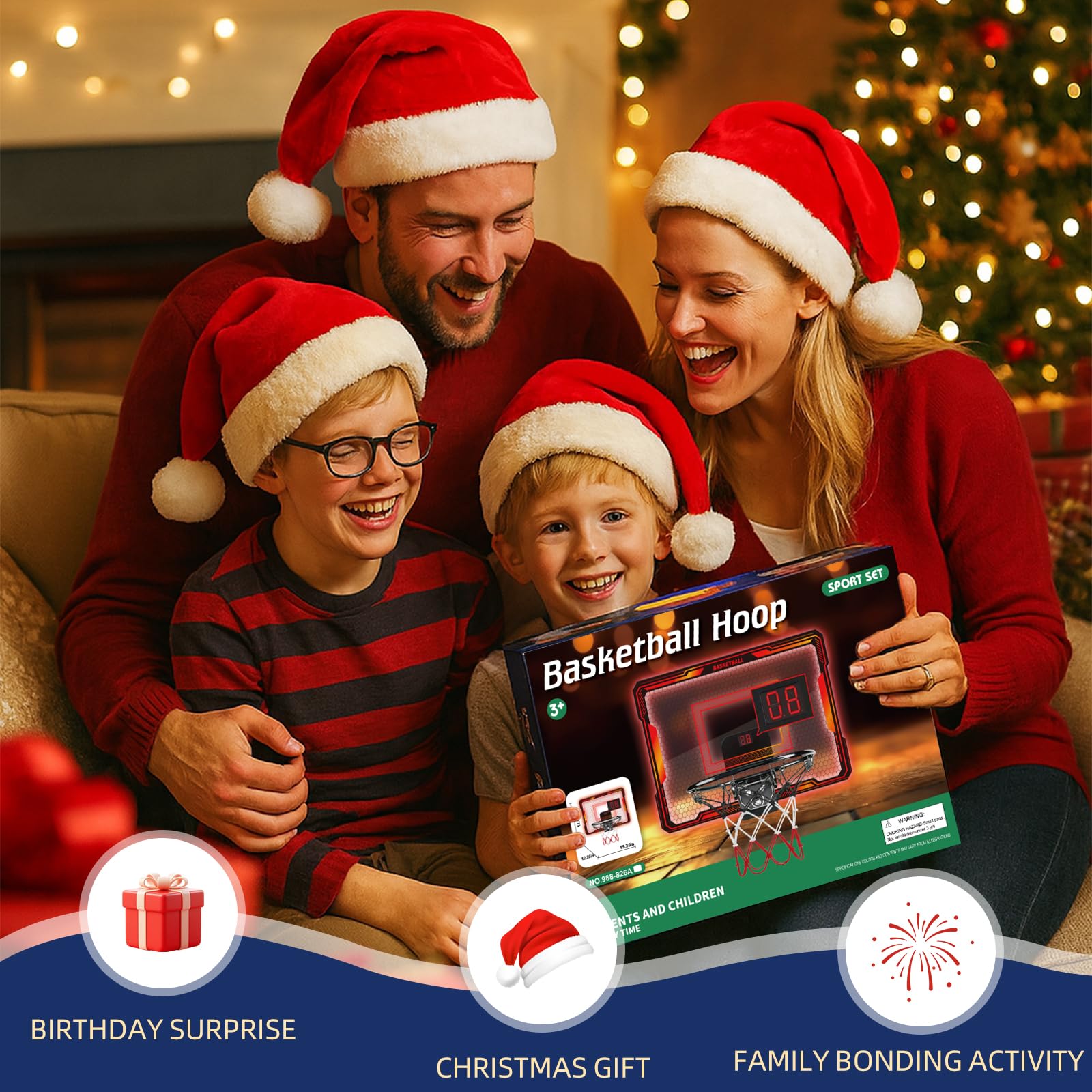Molutsody kids basketball gift blue offers active entertainment and screen-free fun.