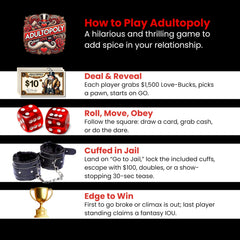 Momentum Boards Adultopoly couple dares spark flirtation and closer connection during evenings.