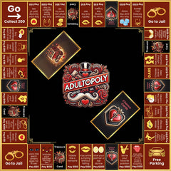 Momentum Boards Adultopoly game-night setup that’s quick to start for memorable evenings.