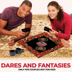 Momentum Boards Adultopoly handcuffs included for adventurous couples seeking playful challenges.