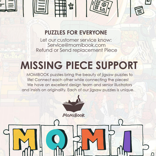 MOMIBOOK HD poster included to guide the finished image