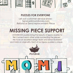 MOMIBOOK HD poster included to guide the finished image