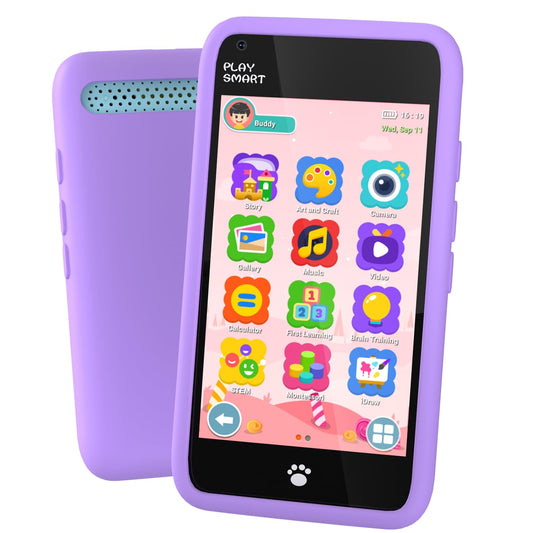 MOMILLA KDPS-1 front camera enables safe, playful selfies for kids.