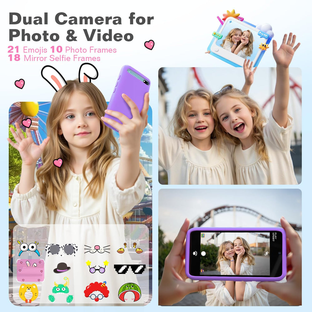 MOMILLA kids phone toy 200+ games expand imagination and problem-solving skills.