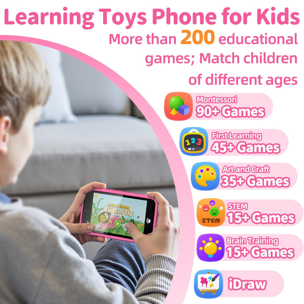 MOMILLA Kids Smart Phone photo effects for playful images and stickers.