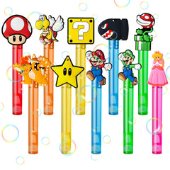 Momkutei bubble wands in assorted colors for lively party fun.