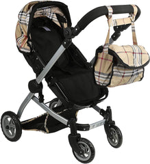 Mommy & Me Babyboo Doll Pram bassinet-cover adds cozy, comfy role-play.