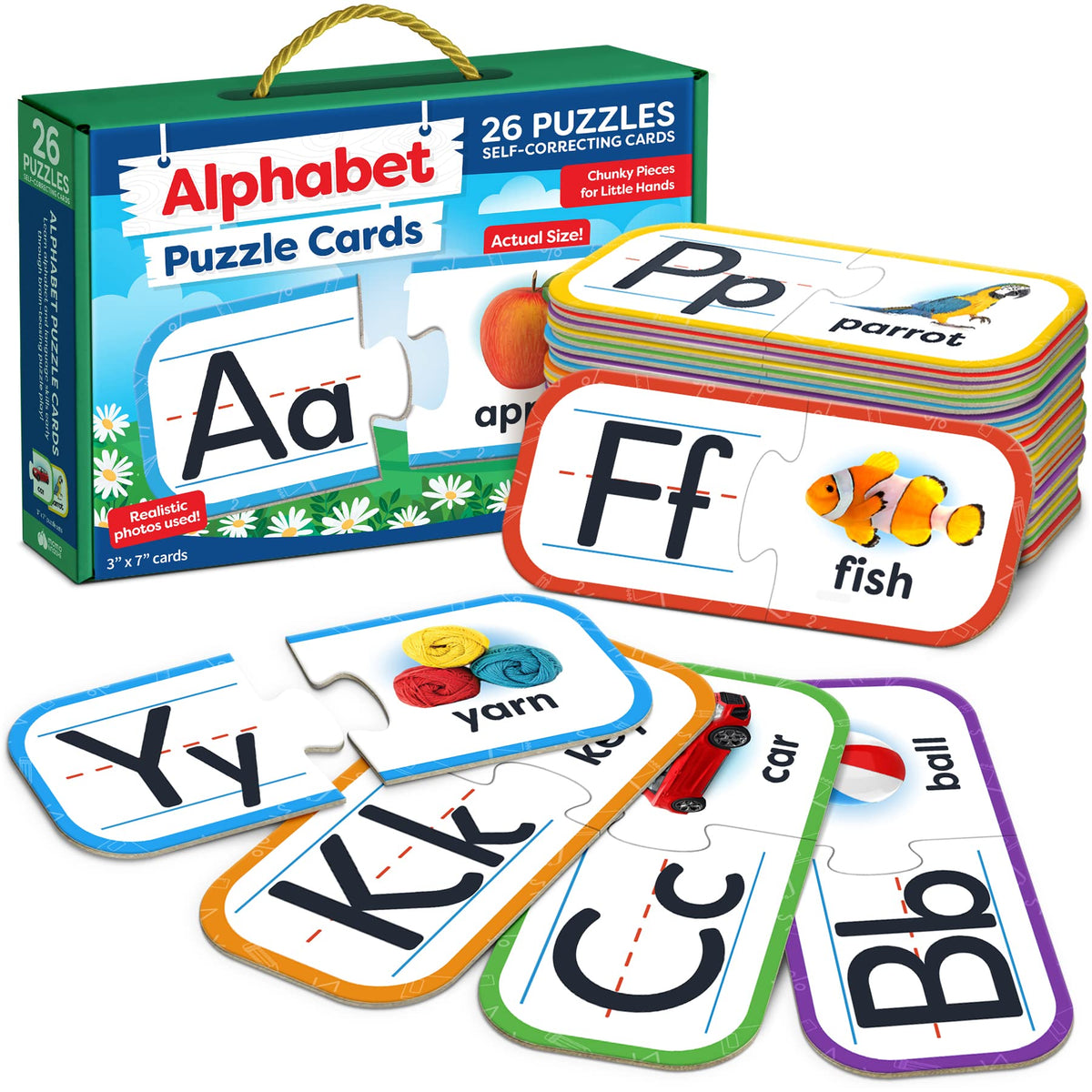 Momo Nashi alphabet puzzle letters and pictures support early literacy at home.