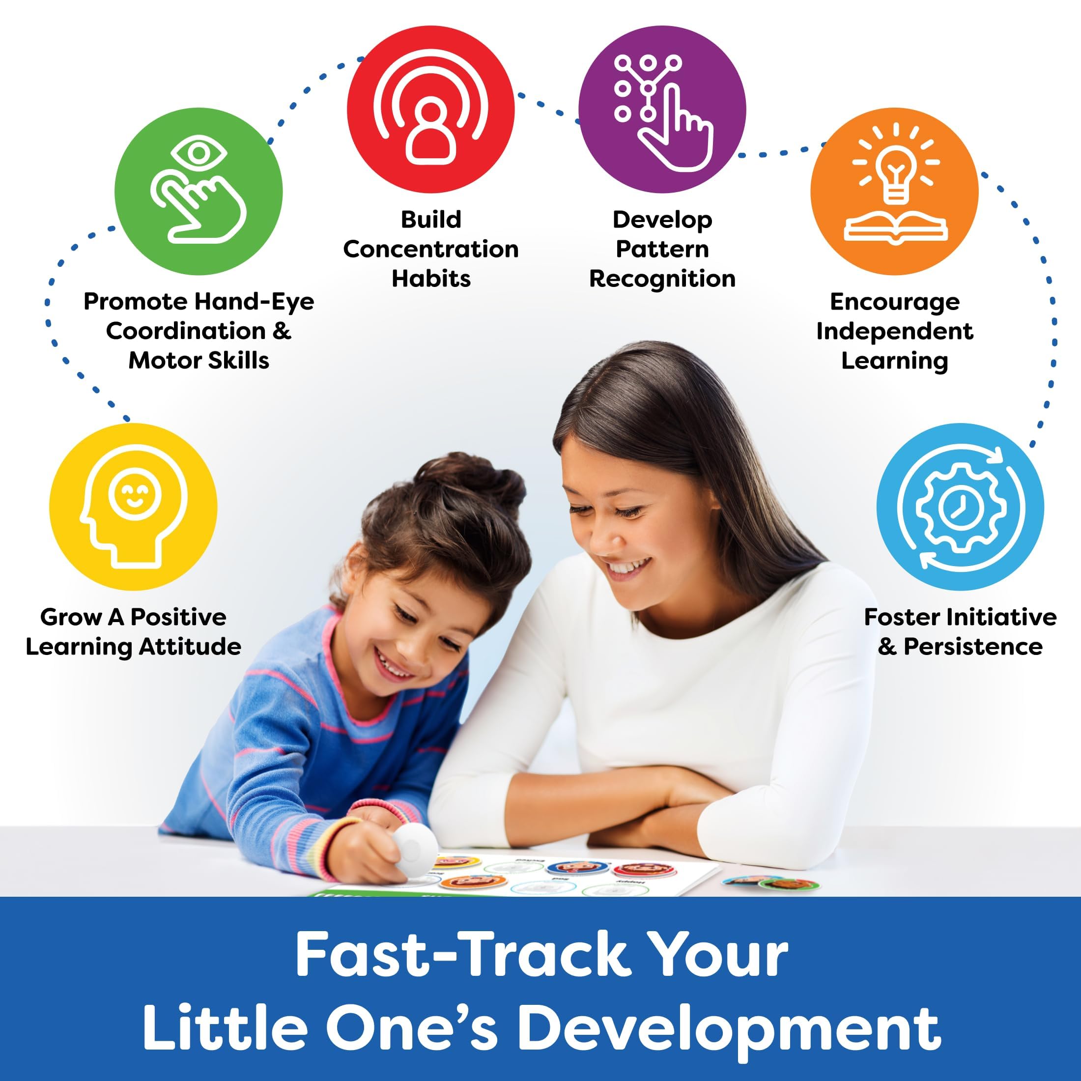 Momo & Nashi Busy Book numbers and figures supports counting practice on the go.