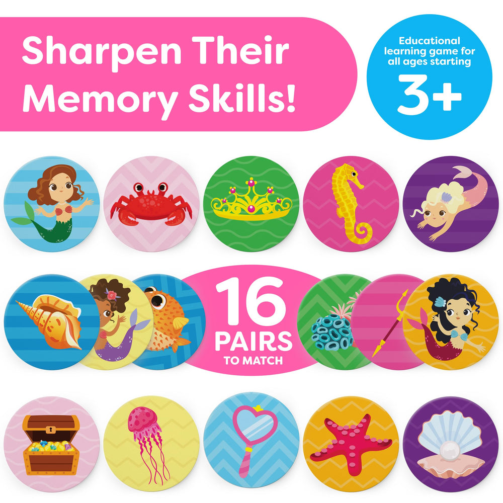 Momo and Nashi mermaid game storage box keeps cards organized for travel and play.