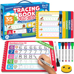 Momo & Nashi preschool letter tracing kit supports early handwriting practice on the go.
