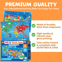 Momo Nashi World Map Puzzle supports geography exploration and spatial skills