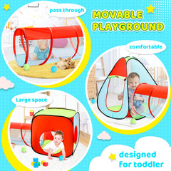 Moncoland 3pc Kids Play Tent castle tent — colorful hideaway for imaginative play