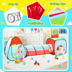 Moncoland 3pc Kids Play Tent indoor outdoor use — versatile play space for adventures