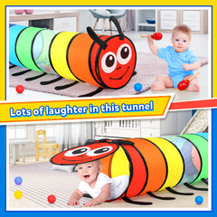 Moncoland colorful tunnel gift for kids offers versatile indoor and outdoor fun