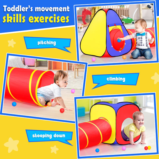 Moncoland crawl tunnel adds a long, engaging path for crawling games.
