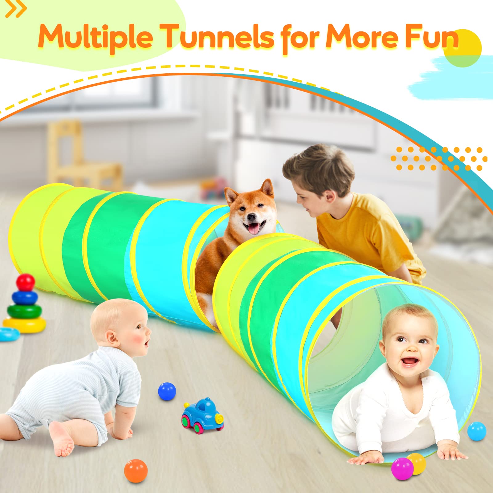 Moncoland tunnel gift ready packaging for birthdays and holidays.