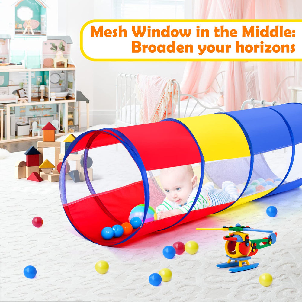 Moncoland kids tunnel used for indoor-outdoor play sessions with children.