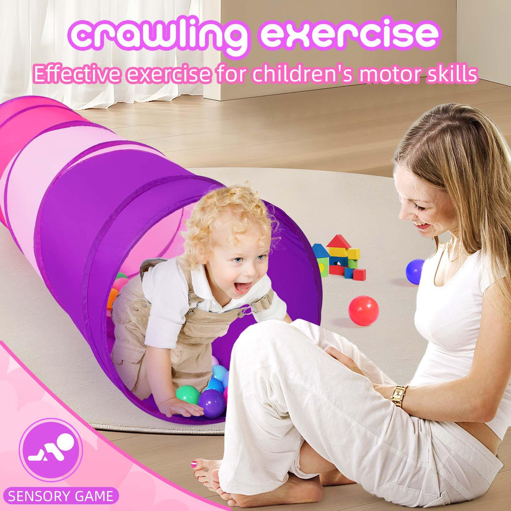 Moncoland tunnel soft materials keep little ones comfortable during exploration.