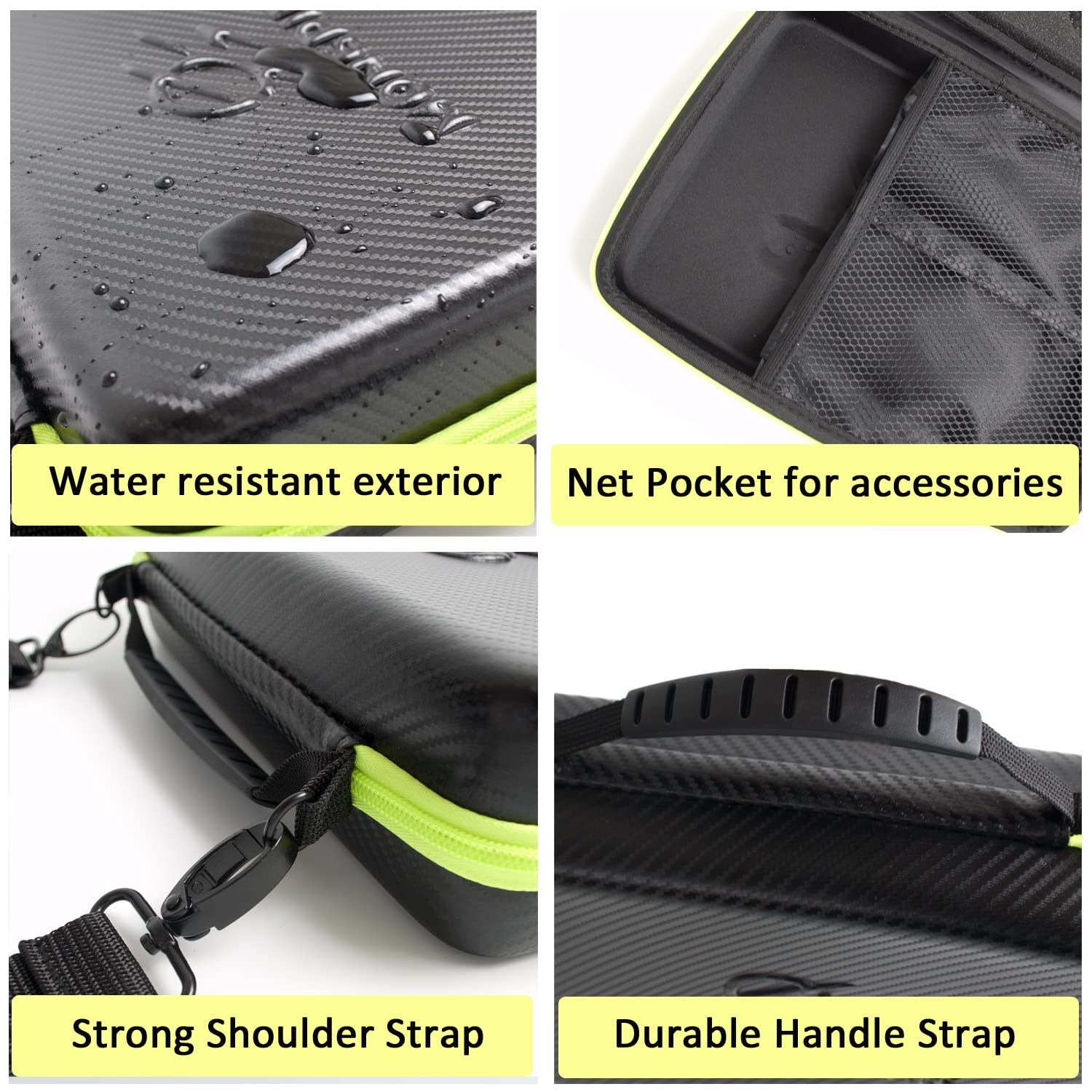 Durable hard PU material resists scratches and moisture for on-the-go use.