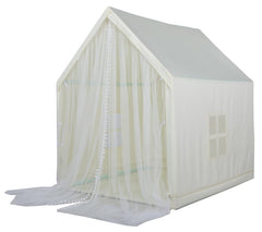 Monobeach kids tent folded compact for space-saving organization.