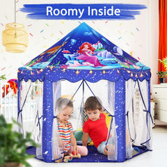 Monobeach Mermaid Princess Tent star lights glow for magical evenings