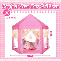 Monobeach Princess Castle Play Tent gift-ready packaging for celebrations.