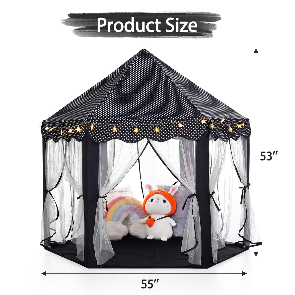 Monobeach Princess Tent gift-pack includes star lights for delight