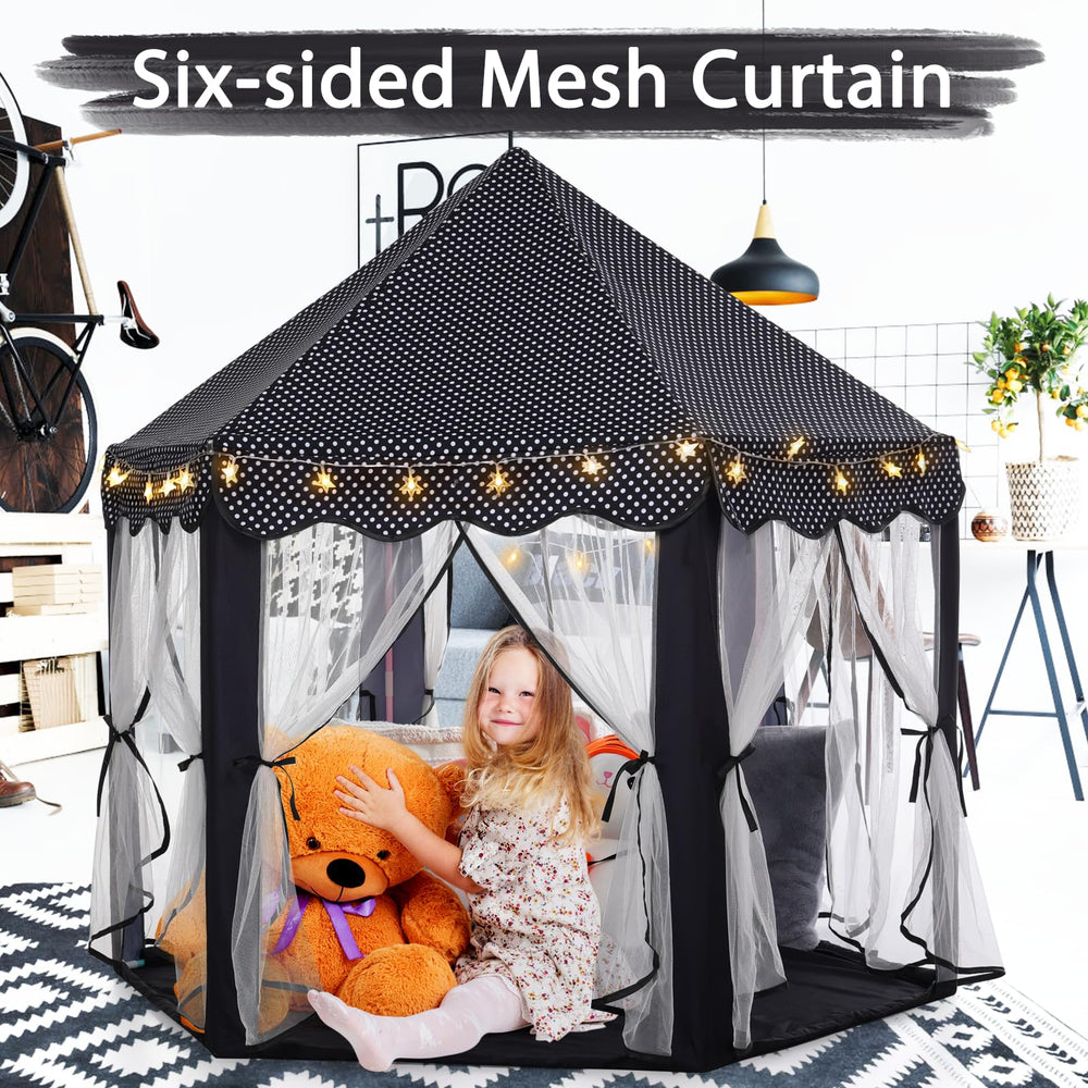 Monobeach Princess Tent large playhouse fits three children for shared fun