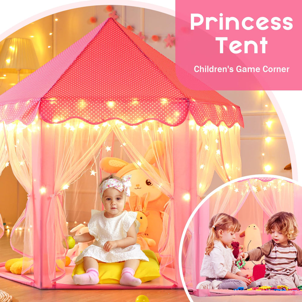 Monobeach Princess Tent provides a private space for quiet reading and imagination.