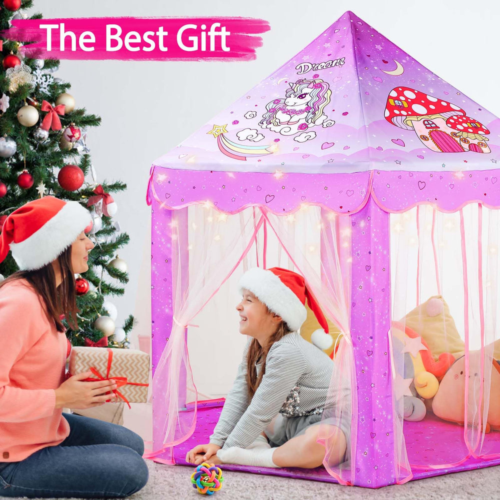 Monobeach Princess Tent suitable for indoor and outdoor play areas.