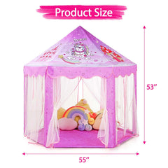 Monobeach Princess Tent includes star lights for easy setup.