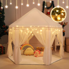 Monobeach Princess Tent tassels add playful decor to any child’s room.