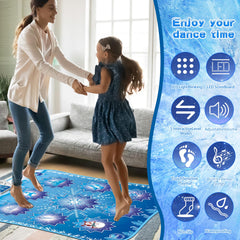MonoChildoing built-in music on kid-friendly dance mat