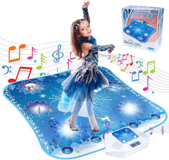 monochildoing frozen dance mat easy wipe-clean surface for quick tidy.