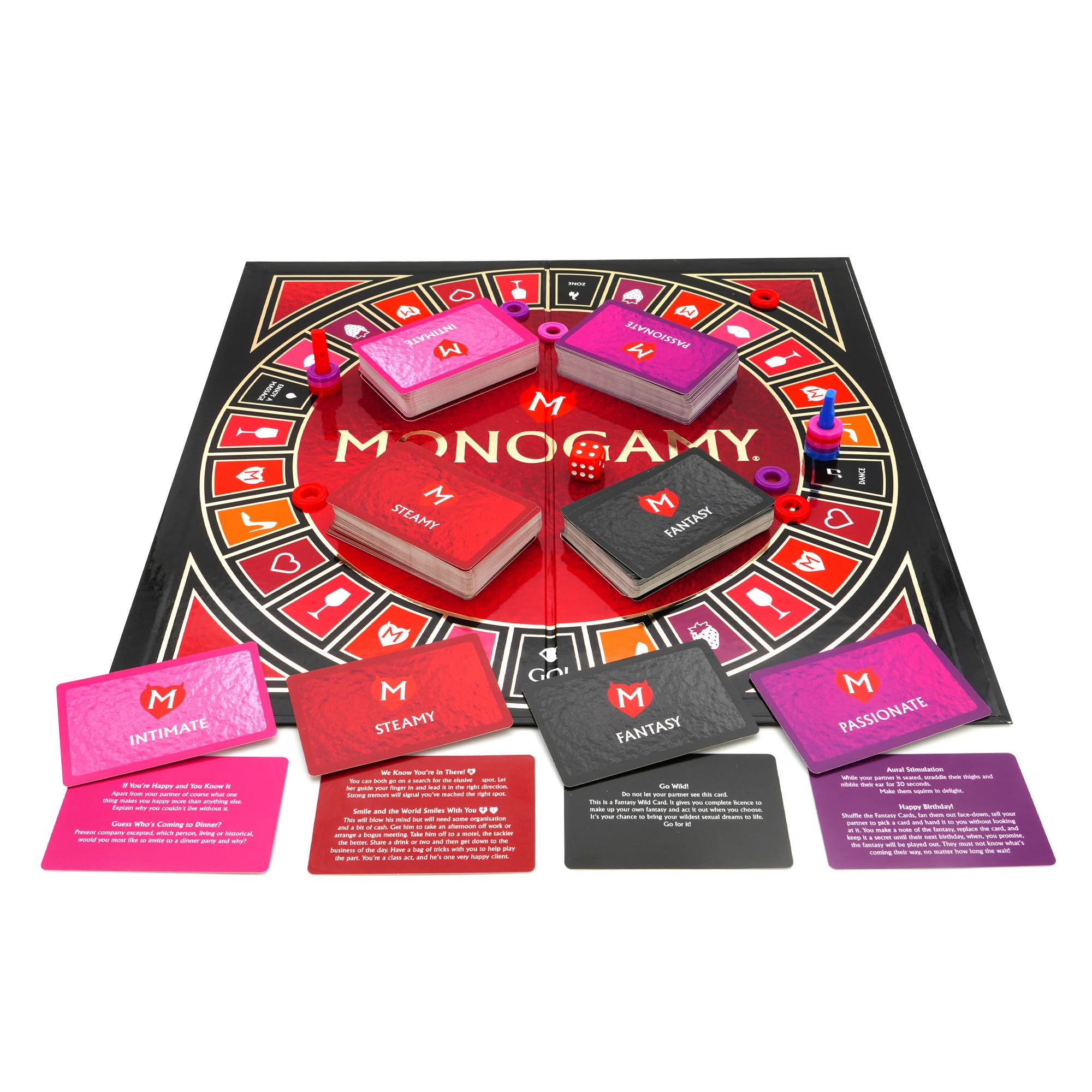 MONOGAMY board game cover with premium packaging, ideal for gifts.