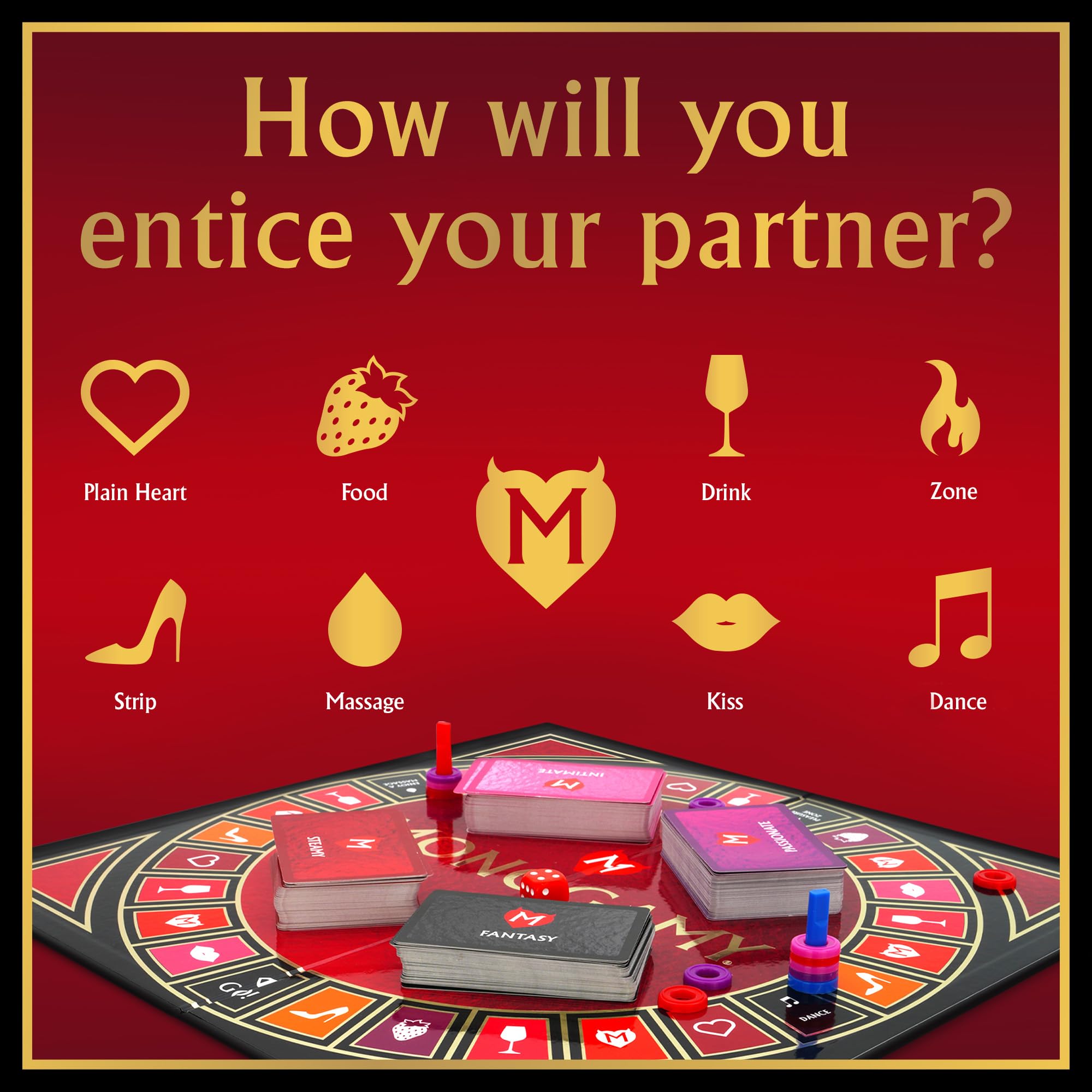MONOGAMY question cards laid out for open conversation.