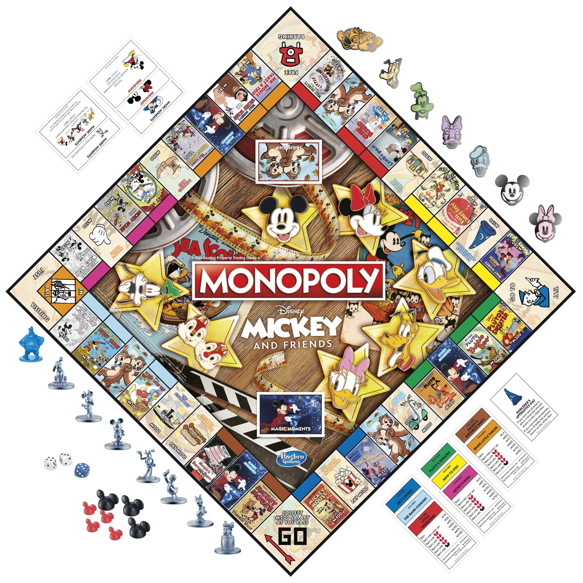 Monopoly Mickey and Friends exclusive pins showcase collectible accessories for fans