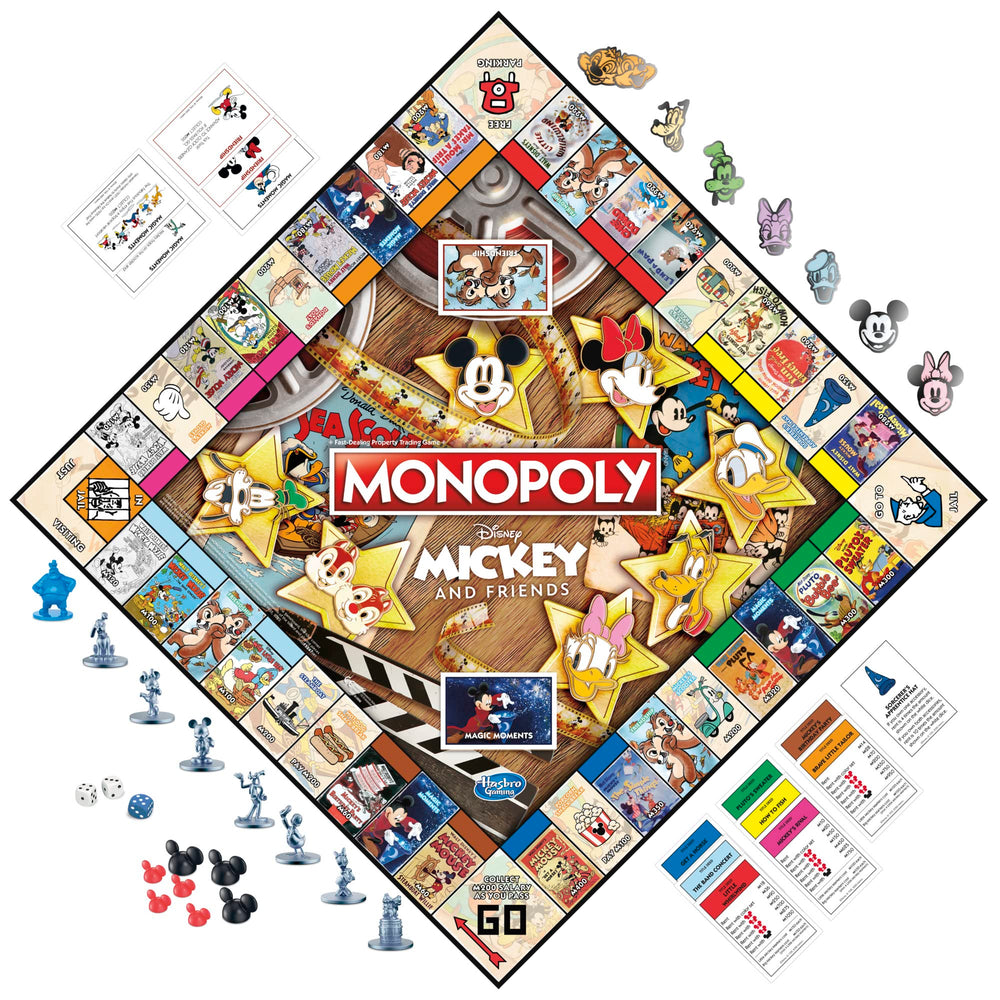 Monopoly Mickey and Friends exclusive pins showcase collectible accessories for fans